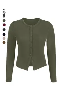 Striped Inner Layering Tee, Long Sleeve Fitted Top, Versatile for Office & Casual Wear, Stylish Outerwear for Urban Walks, Lightweight Travel Essential, Womenswear