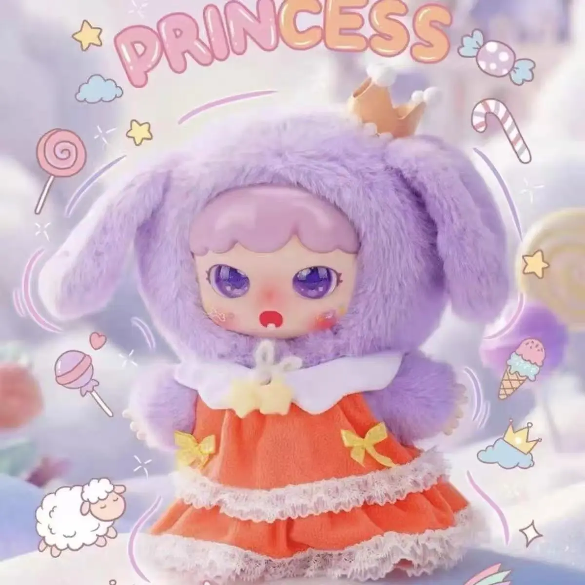 Baby Three Sweet Tooth 2nd Generation Dream Wandering 400 Plush Blind Box Gift Doll Figurine Trendy Toy