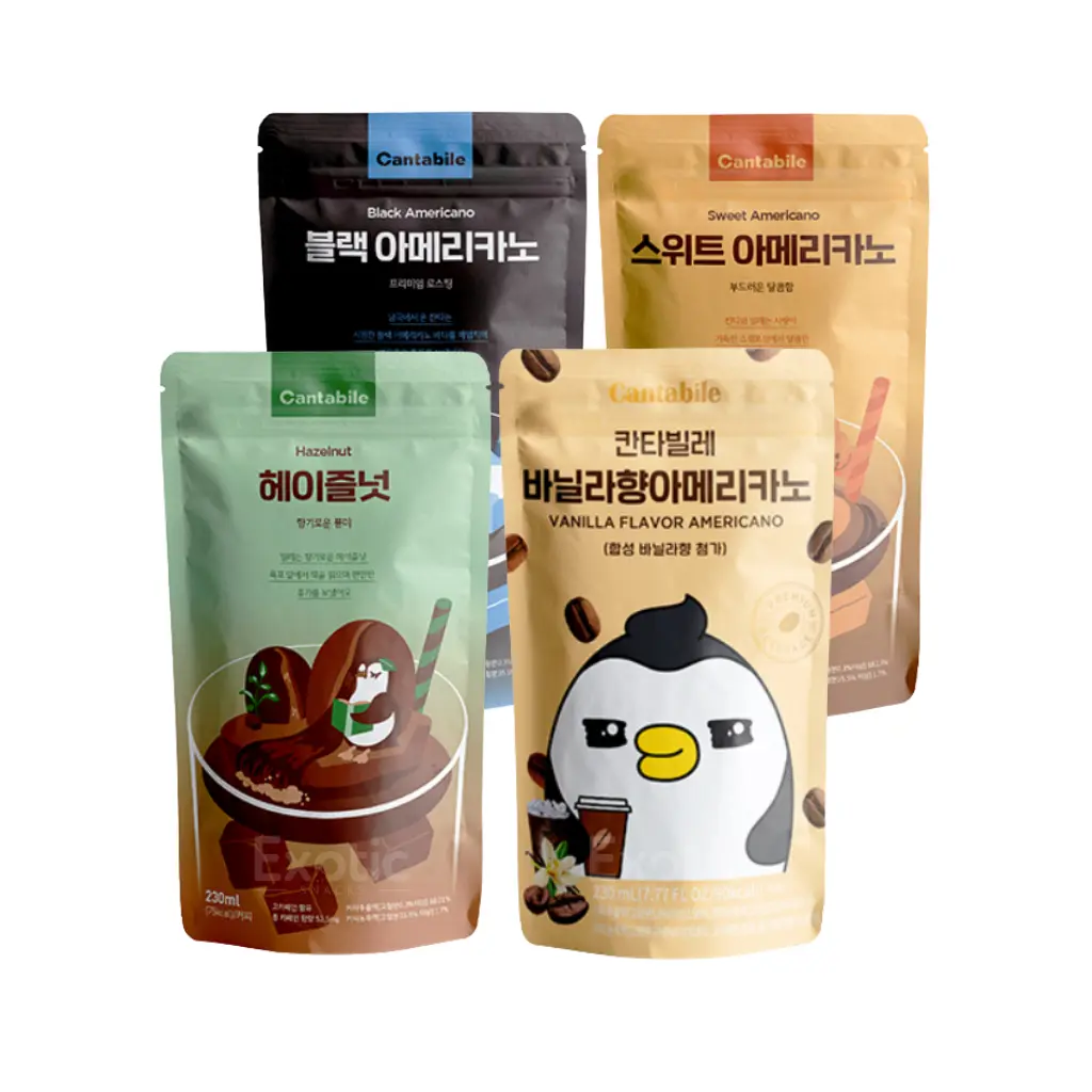 Cantabile Korean Pouch Drinks Coffee Flavor 230ml Beverage Cantabile Korean Pouch Drinks Coffee Flavor 230ml Beverage