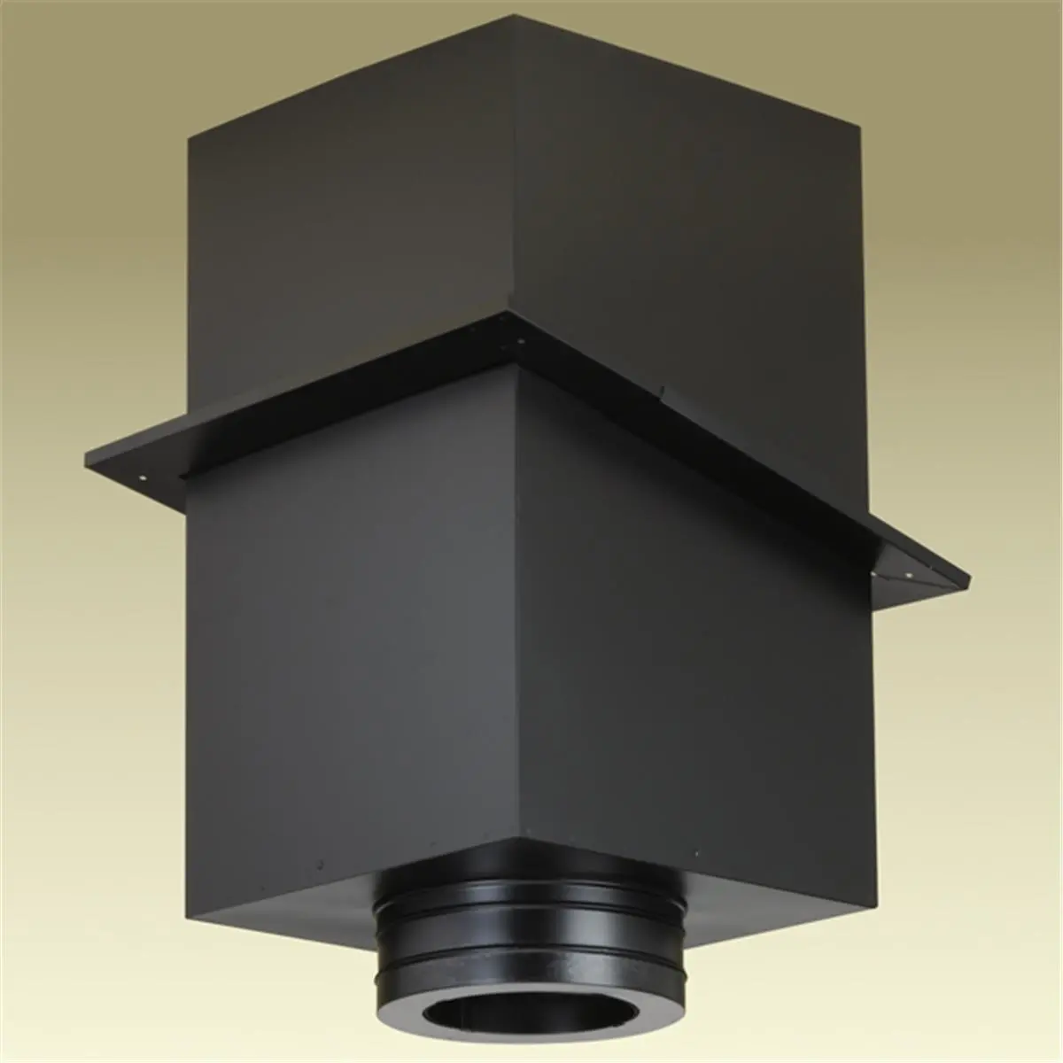 M&G Duravent 6DT-CS36 DuraTech 6-in Square Chimney Ceiling Support Box, 36-in Tall, Home Improvement Component for Patio Heaters, Fire Pits