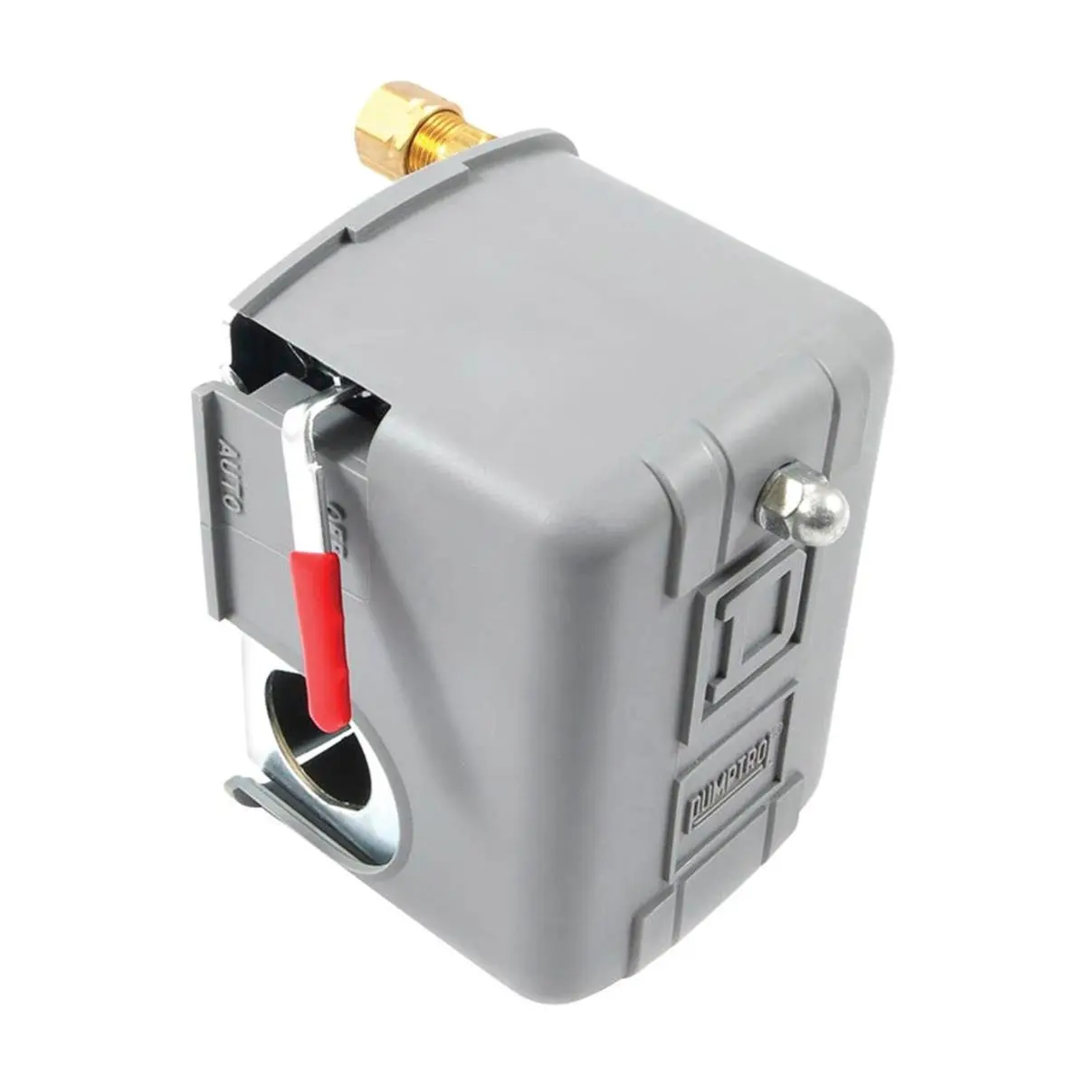 Auto-Off Lever Air Pressure Switch with Adjustable PSI, Automatic Shut-Off, Disconnect Lever, Unloader Valve, 30-40 Differential for Air Compressors - 1 Ph, 1.5 HP, 115V, 2 HP at 230V Power Tool Accessory
