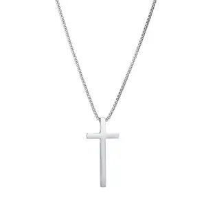 Cross Necklace for Men Women, Cross Chain, Cross Necklace, Silvery Golden Black Cross Necklaces for Men, Mens Cross Necklaces, Cross Pendant
