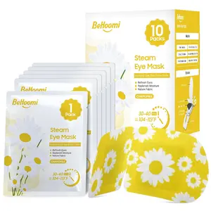 Steam Eye Mask, 10Packs Heated Eye Mask, Self Heating Disposable SPA Warm Compress for Eyes Sleep Mask, Travel Essentials & Relaxation Gifts for Women, Mothers Day Gifts (Chamomile Scent)