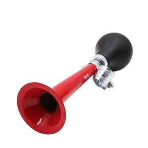Red Air Horn Bugle Squeeze Rubber Bulb Trumpet Bell for Bicycle Bike