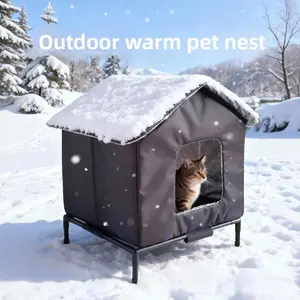 Feral Cat House Outdoor Cat Shelter Waterproof Outdoor Cat House Stray Cat Shelter Feral Cat House Waterproof