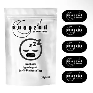 Mouth Tape 30 pieces, Breatheable, Strong Adhesion, Hypoallergenic, Pain Free Removal