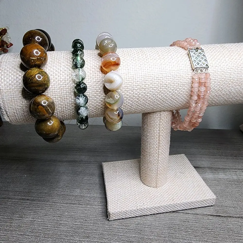 braceltes braded Semi-Precious Gemstones