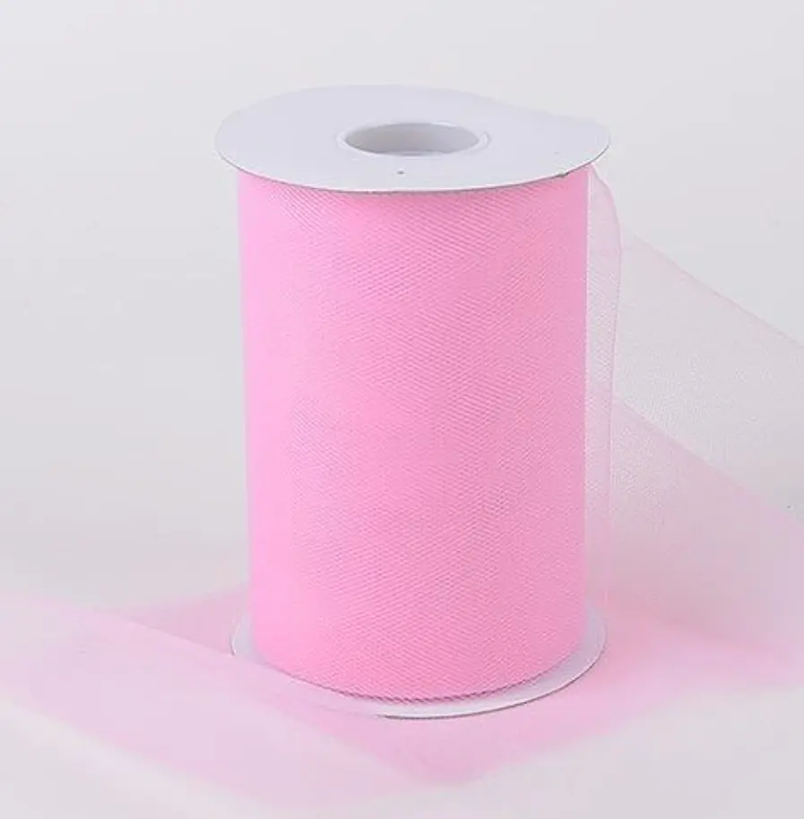 6" x 100 yard Tulle - Pink