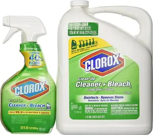 Clean-Up All-Purpose Cleaner + Bleach, Original (Spray + Refill) Liquid, Household, Cleaning, Kitchen, Toilet, Anti-grease.