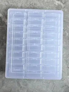 Transparent Plastic Storage Box, Clear Organizer Container, Durable and Versatile, Ideal for Home and Office Use, Single Pack