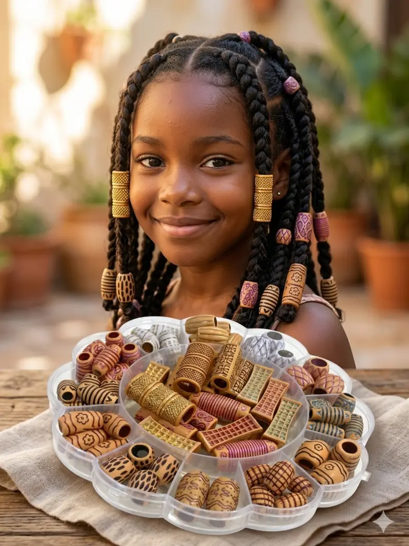 native american beaded hair ties - TikTok Shop display picture 1