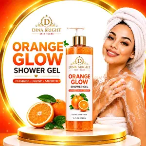 ORANGE GLOW SHOWER GEL.
