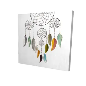 212 MAIN 24x24 in Bohemian Dreamcatcher Hanging Wall Art - Bedroom Home Decor, Gifting Option (Model 2080-2424-MI51)