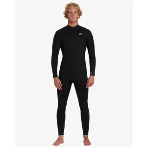 3/2mm Foil GBS Chest Zip Wetsuit - Black