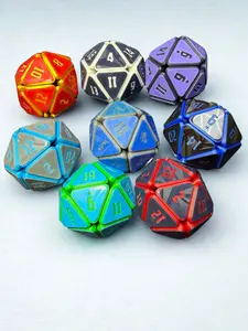 Squishy D20 Fidget Dice 3D Printed Stress Relief Toy for Anxiety Relief and Focus Enhancement