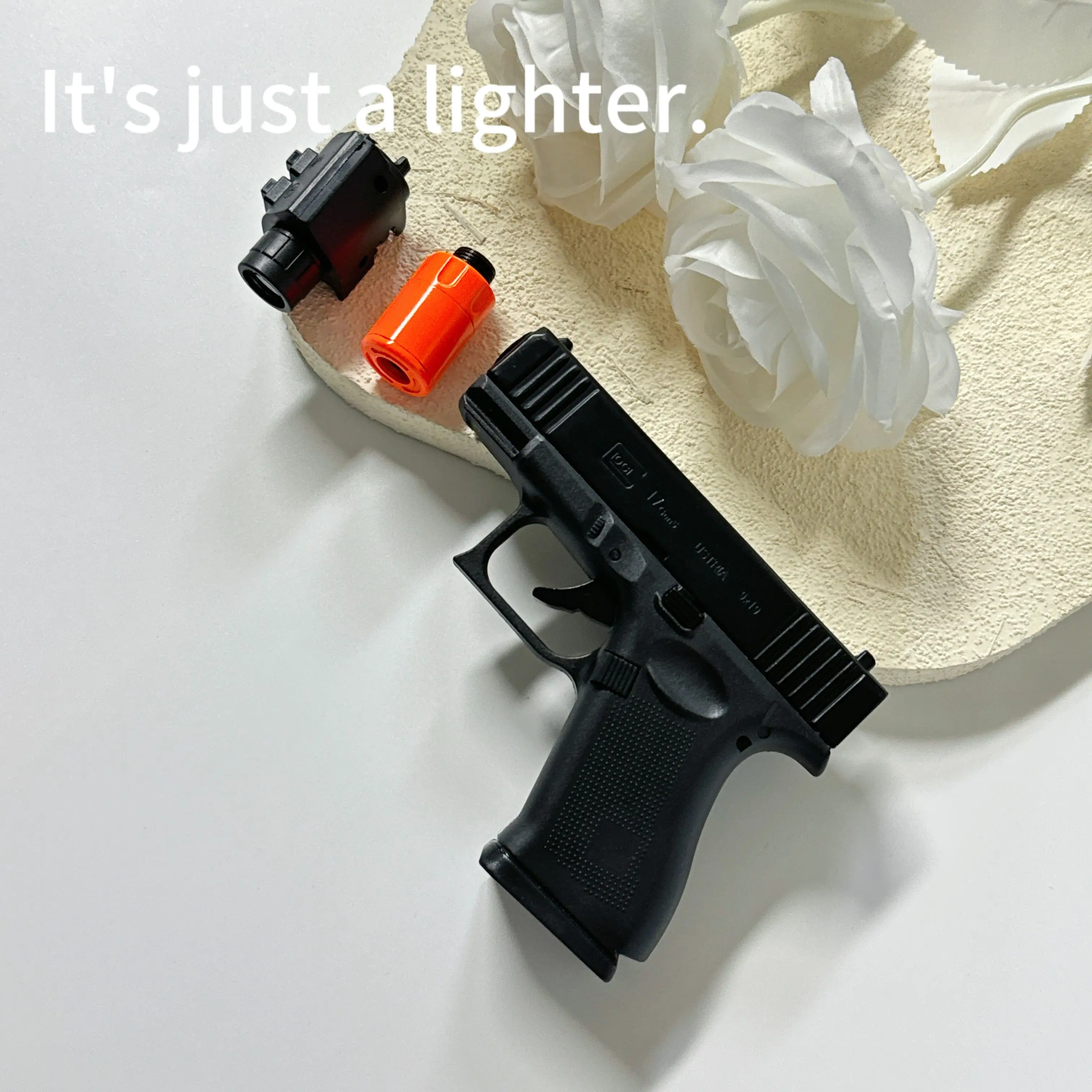 Cool gifts' Glock Windproof Butane Lighter (No Fuel Included) Refillable Torch L...