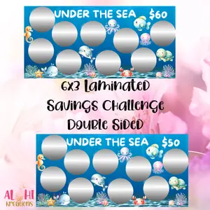 Under The Sea Savings Challenge - Explore Savings with Ocean-Themed Scratch-Off Cards