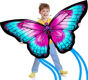 Butterfly Kites for Kids & Adults, Easy to Fly Design with Long Tail for Stability, for Kids Ages 4-8 & Beginners, Beach & Park Use| Family Outdoor Fun