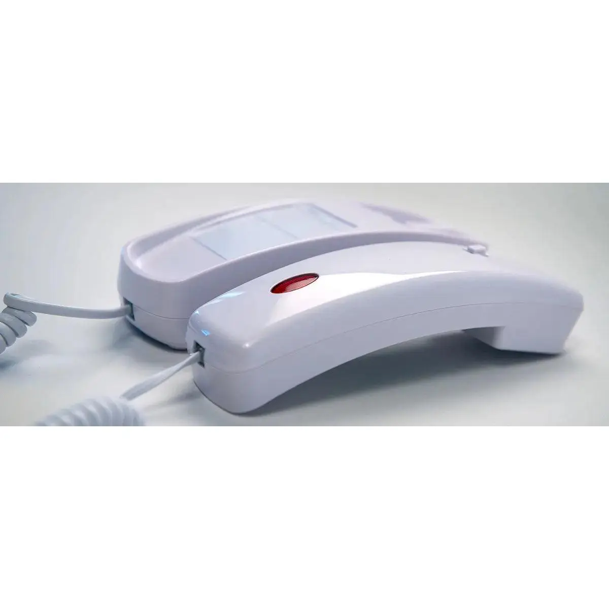 Med-Pat T3 Trimline Corded Telephone | Large Keypad, Volume Control, Flashing Ringer, HAC Home Phone