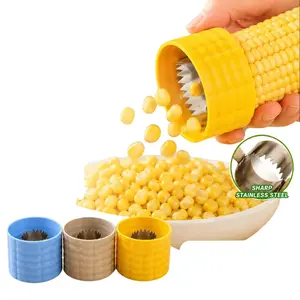 Quick Corn Peeler Stainless Steel Corn Threshing Tool Corn Kernel Separator Peeler