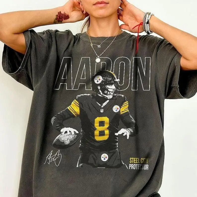 Comfort Colors Aaron Rodgers Grunge Vintage T-Shirt, Aaron Rodgers Bootleg T-Shirt, Unisex Gifts For Football Fan