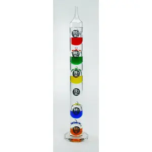EASY READ 13" Tall Galileo Thermometer