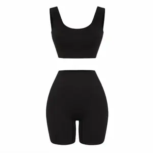 Colombian 2pc Activewear Seamless Set Bra & Shorts Lifting for Comfortable Everyday Wear