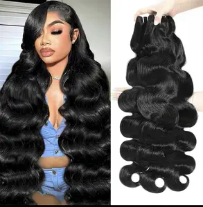 16A Body Wave Bundles 10-32 Inch 100% Unprocessed  Indian Raw Human Hair 3  Bundles Human Hair Natural Colour Extensions QuickWeave