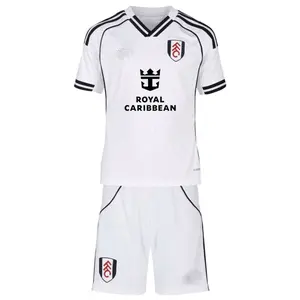 Fulham 2025/26 Home and Away Full Set Soccer Kit, Premium Fabric Match Style Set S