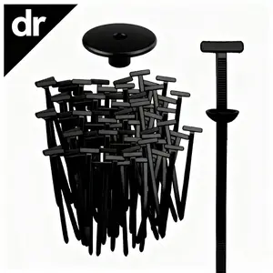 50 Pieces Nylon Universal Cable Tie Buckles, Heavy Duty Self-Locking Nylon Cable Tie Fixers, Multipurpose Plastic Cable Tie Tools for Daily Car Repairs-10