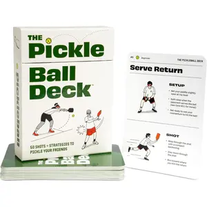 The Pickleball Deck: 50 Shots + Strategies to Pickle Your Friends [Pickleball Gift Ideas, Pickleball Cards, Gifts for Him and Her]