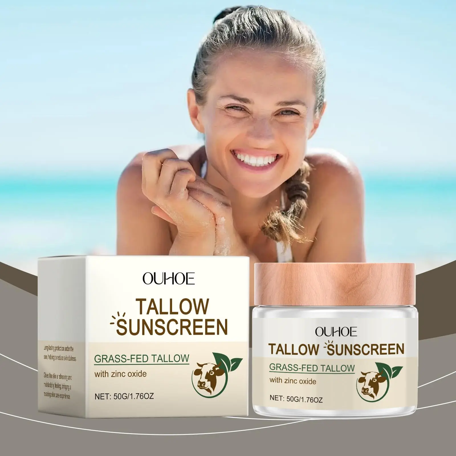 OUHOE -Moisturizing Protective Cream for Outdoor Protection: Refreshing texture, lightweight, barrier protection Body Care Sunscreen Skincare