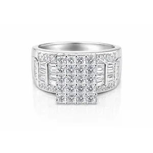 Princess Cut Moissanite Cinderella Ring 2CT