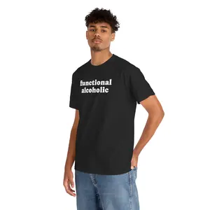 functional alcoholic tee | viral graphic shirt