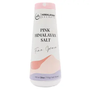 26 oz Himalayan Pink Salt Fine Cone Shaker 26 oz Himalayan Pink Salt Fine Cone Shaker