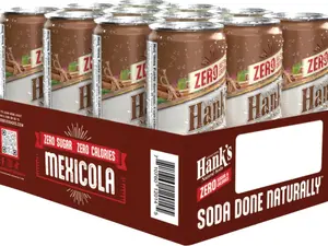 Hank's Natural Zero Mexicola 12 Pack Sleek Cans