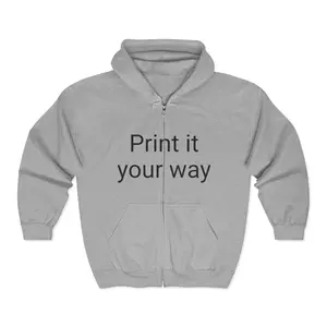 Personalized Full Zip Hoodie Sweatshirt, Custom Name Embroidered, Monogrammed Sweatshirt, Gift for Him or Her, Customizable Hoodie