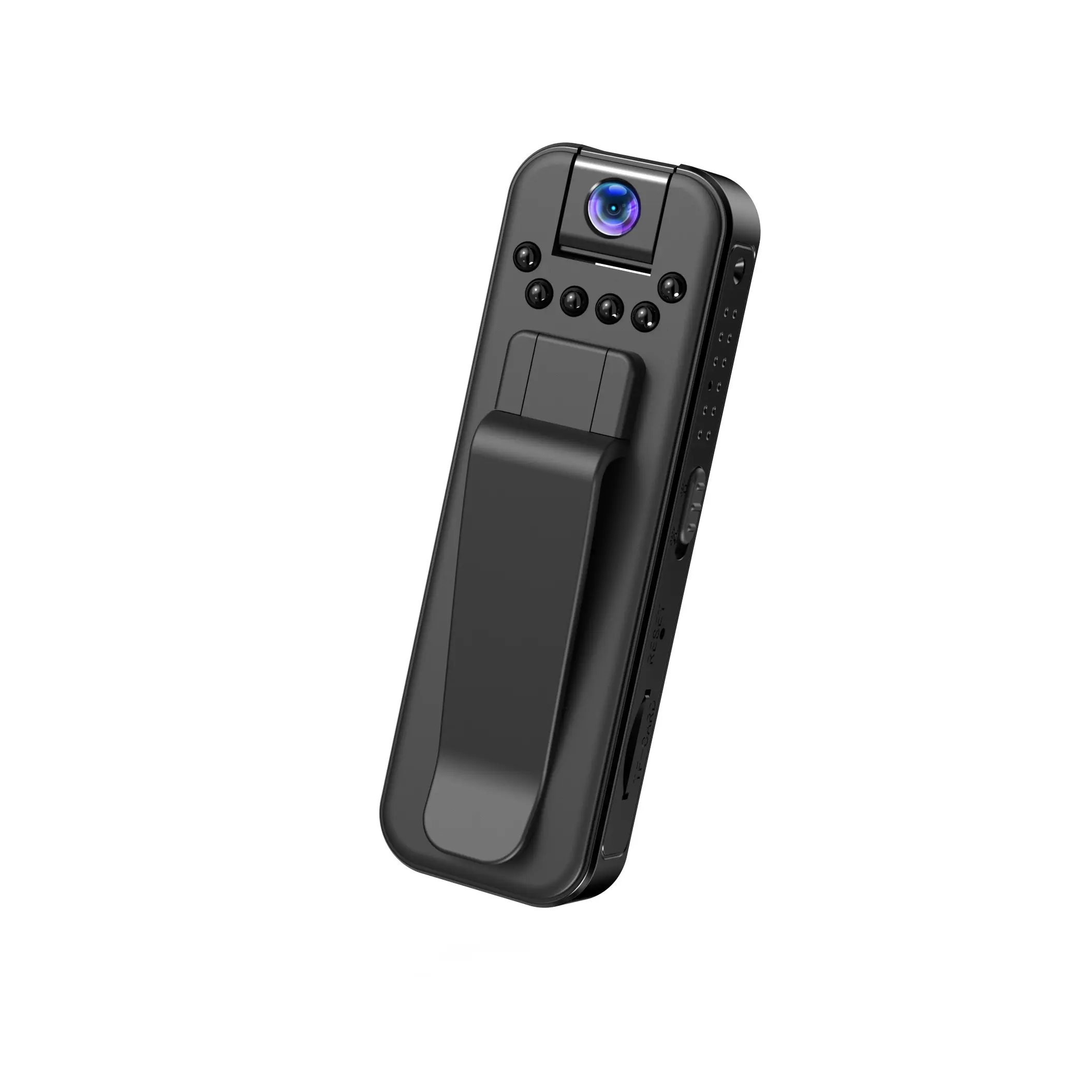 HD Vlog Body Camera with 180 Degree Rotating Lens, Infrared Night Vision, Portable Wearable Sports Camera, HD Video Recorder, Perfect Gift for Men, Video Recording Camera