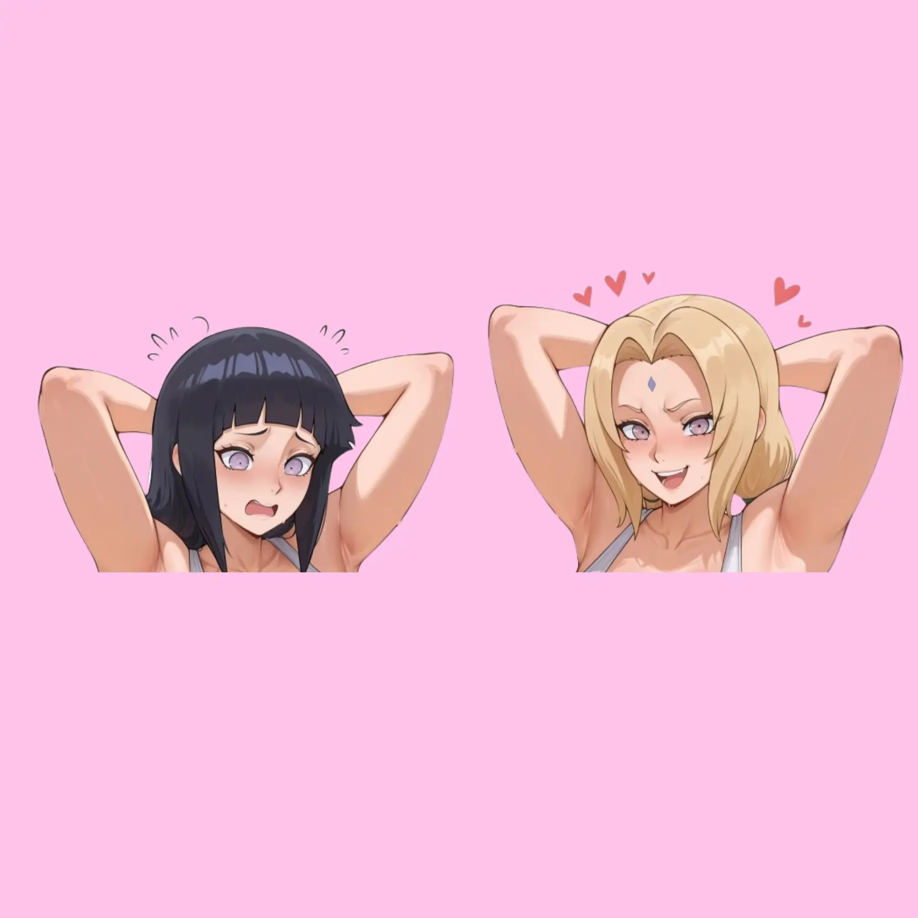 Tsunade cute #4 Car Sticker – Kiss-Cut Vinyl Decal for Laptop & Hydro Flask, Full Body Sticker