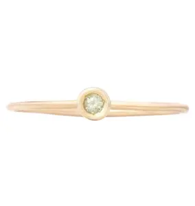 Birthstone Stacking Ring With Peridot
