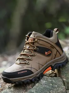 Men's Outdoor Hiking Shoes, Casual Comfortable Sports Shoes for Outdoor Activities, Fashionable Non-slip Wear-resistant Hiking Shoes for Men