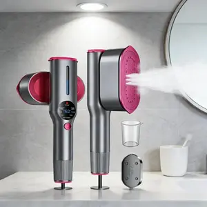 New Year's Gift for 2026: Handheld Garment Steamer, Portable Travel Iron, 7 Modes, LED Display, 5-Second Fast Heating, 90 °   Rotating Handle