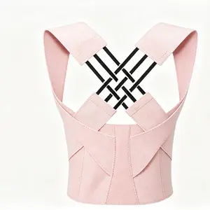 TikTok Made Me Buy It Pink Posture Corrector, Say Goodbye to Hunchback!#PostureCorrector #BackBrace #PostureCorrectorForWomen #BackStraightener #SShapedBackBrace #HunchbackCorrector #ChestLiftBelt #WaistTrainer #PostureBelt #TikTokMadeMeBuyIt #BackSupport