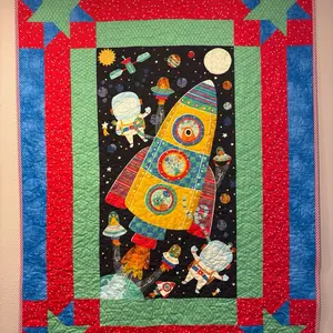Blast Off Quilt Kit 50”x 68”