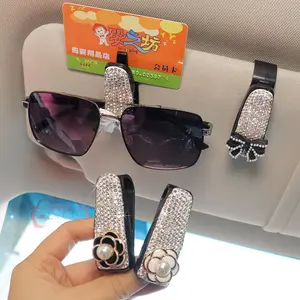 Sunglasses Holder, Secure Non-Slip Car Sunglasses Holder Clip, Keeps Glasses Safe & Within Reach, Universal Air Vent Mount, Eyeglass Organizer for Driving