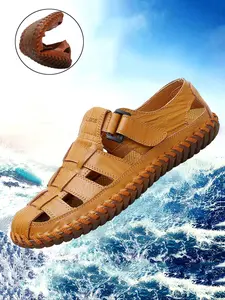 Men's Casual Outdoor Sports Sandals, Fashionable Beach Shoes for Daily Wear, Comfortable Durable Sandals for Outdoor Activities, Boy, Water Sandals