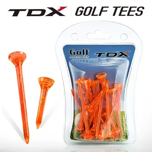 Golf Tee Ultra-Fine Low Resistance Durable Plastic Golf Ball Holder, Transparent Golf Ball Stand, High-Quality Golf Accessories