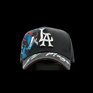 Dandy Hats 'El Mago' Black Chrome Edition – Premium LA Streetwear Snapback Hat for Men & Women