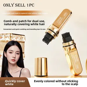 Misty natural repairing hair touch-up pen, waterproof sweatproof seamless gray coverage, portable root retouch