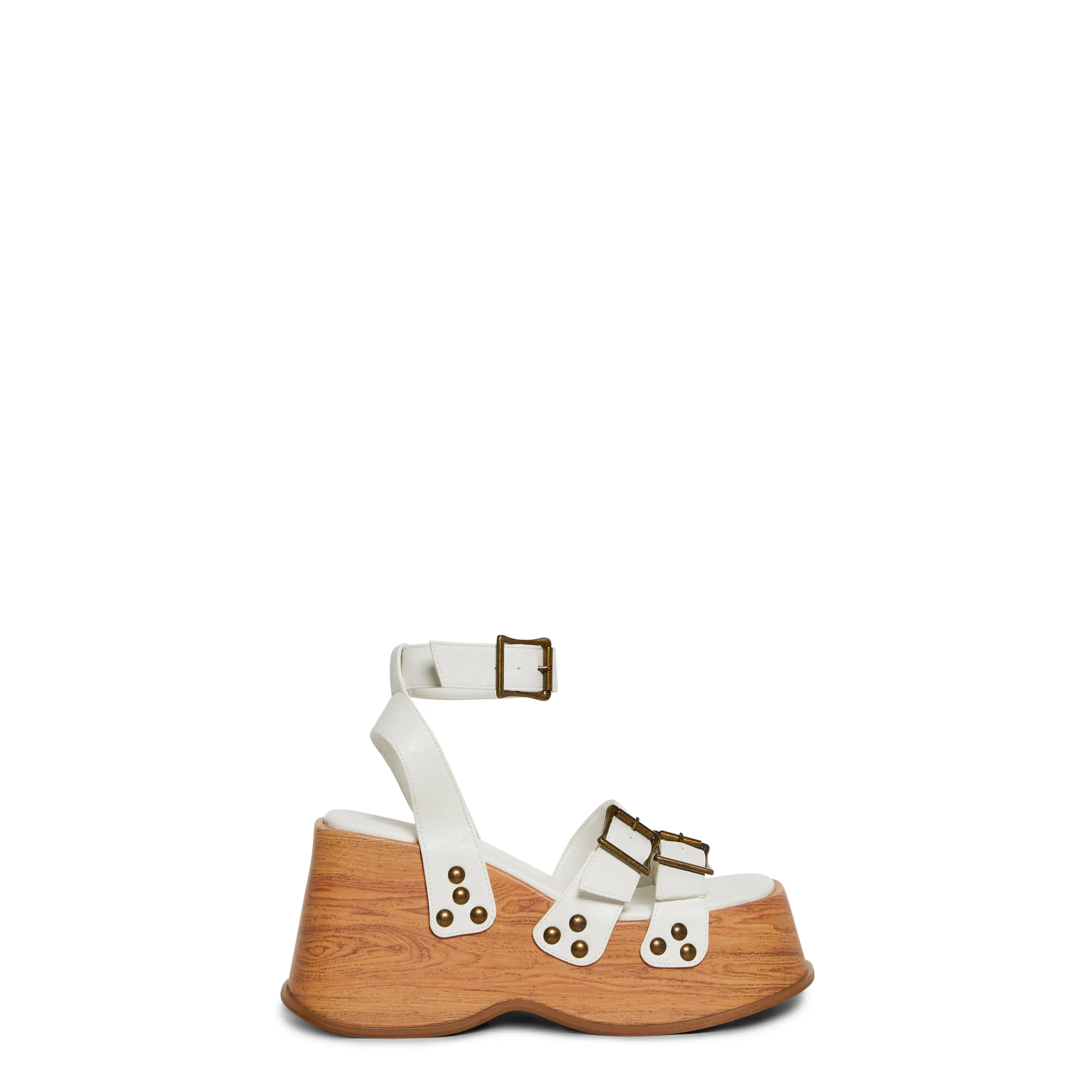 Summer Moves Platform Wedges - White